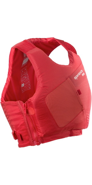 2026 Spinlock Wing Side Zip 50N Buoyancy Aid DW-BA-SMR - Mercury Red